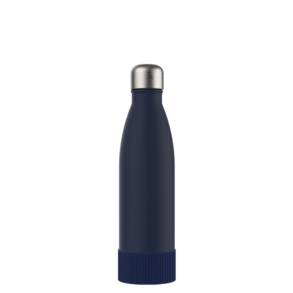 Thermofles RETUMBLER-NIZZA - donkerblauw, navy, zilver