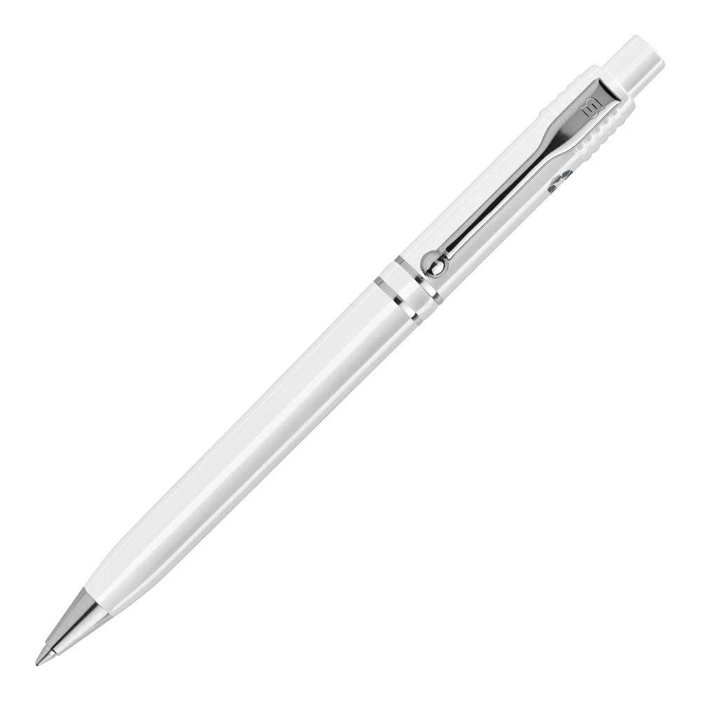 Balpen Raja Chrome recycled hardcolour - Wit