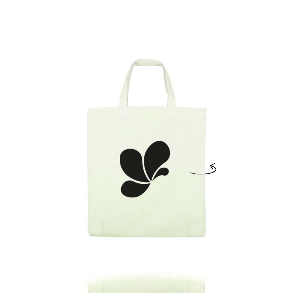 Draagtas, 36 x 42 cm, non woven, 2 zijden, 100 grams, lange handle Per 100 stuks