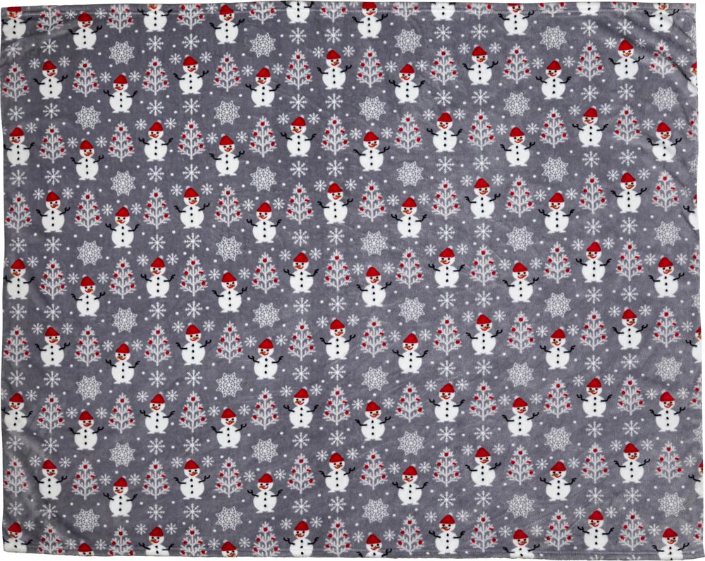 Polyester (260 gr/m²) deken Michelle - grijs