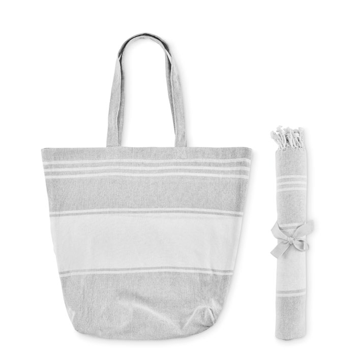 HUMMUM - Strandtas met hamamdoek