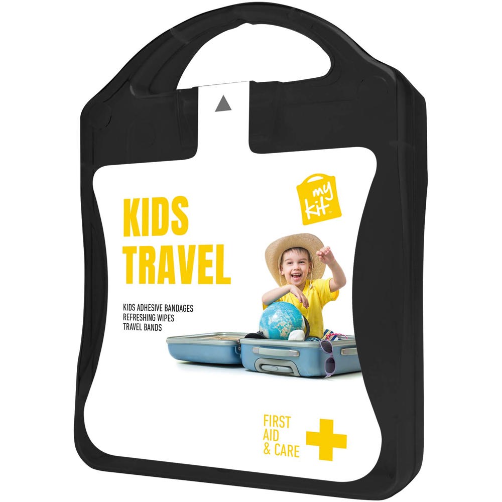 MyKit Reisset voor kinderen - Transparant zwart