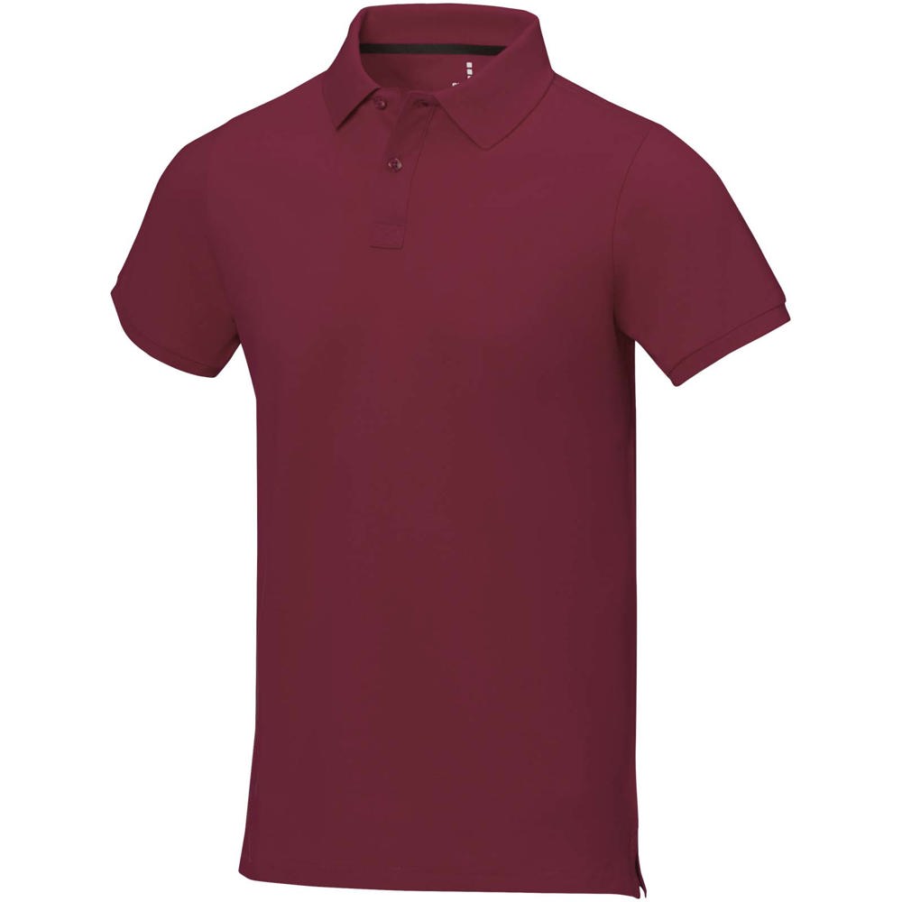 Calgary 200 g/m² herenpolo met korte mouwen - Bordeaux rood