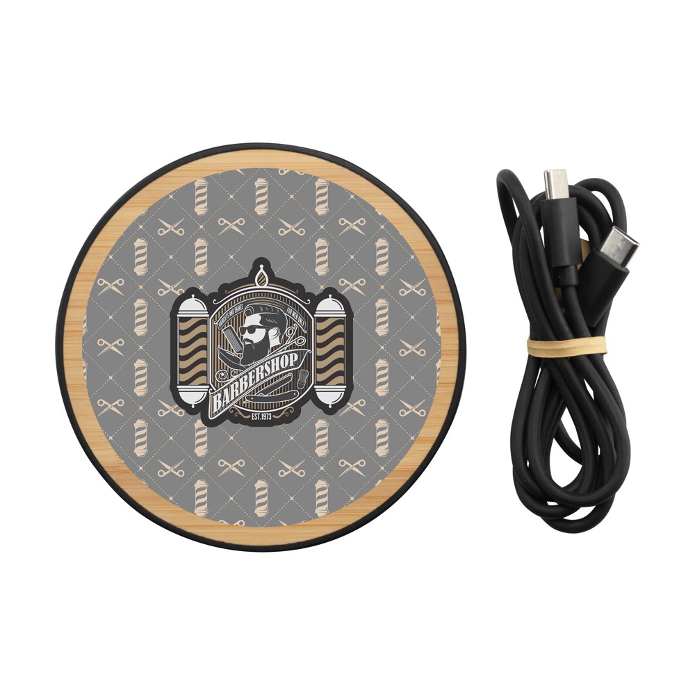 Bamboo 15W Wireless Fast Charger draadloze snellader