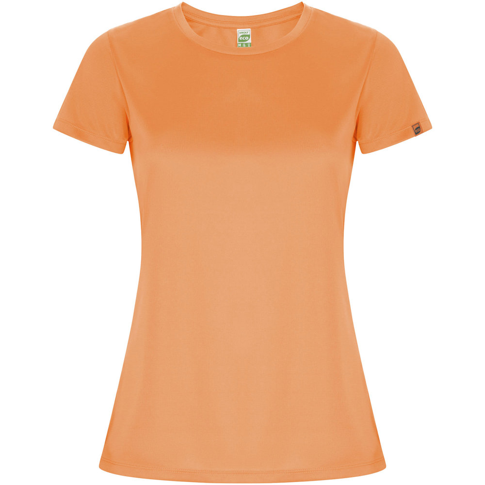 Imola 135 g/m² sportshirt met korte mouwen voor dames - Fluor oranje