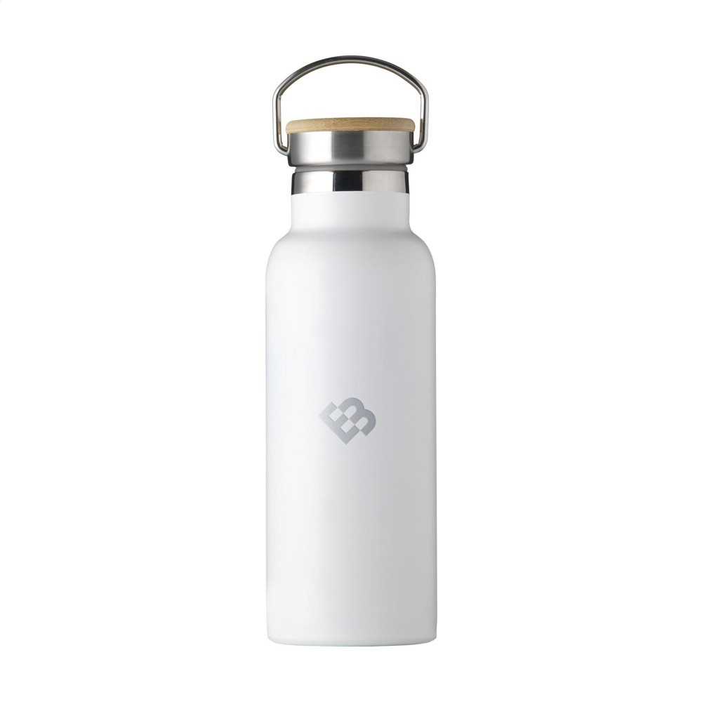 Nordvik RCS Recycled Steel 500 ml drinkfles - wit