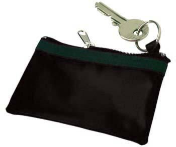 Nylon (70D) sleuteletui Sheridan - zwart