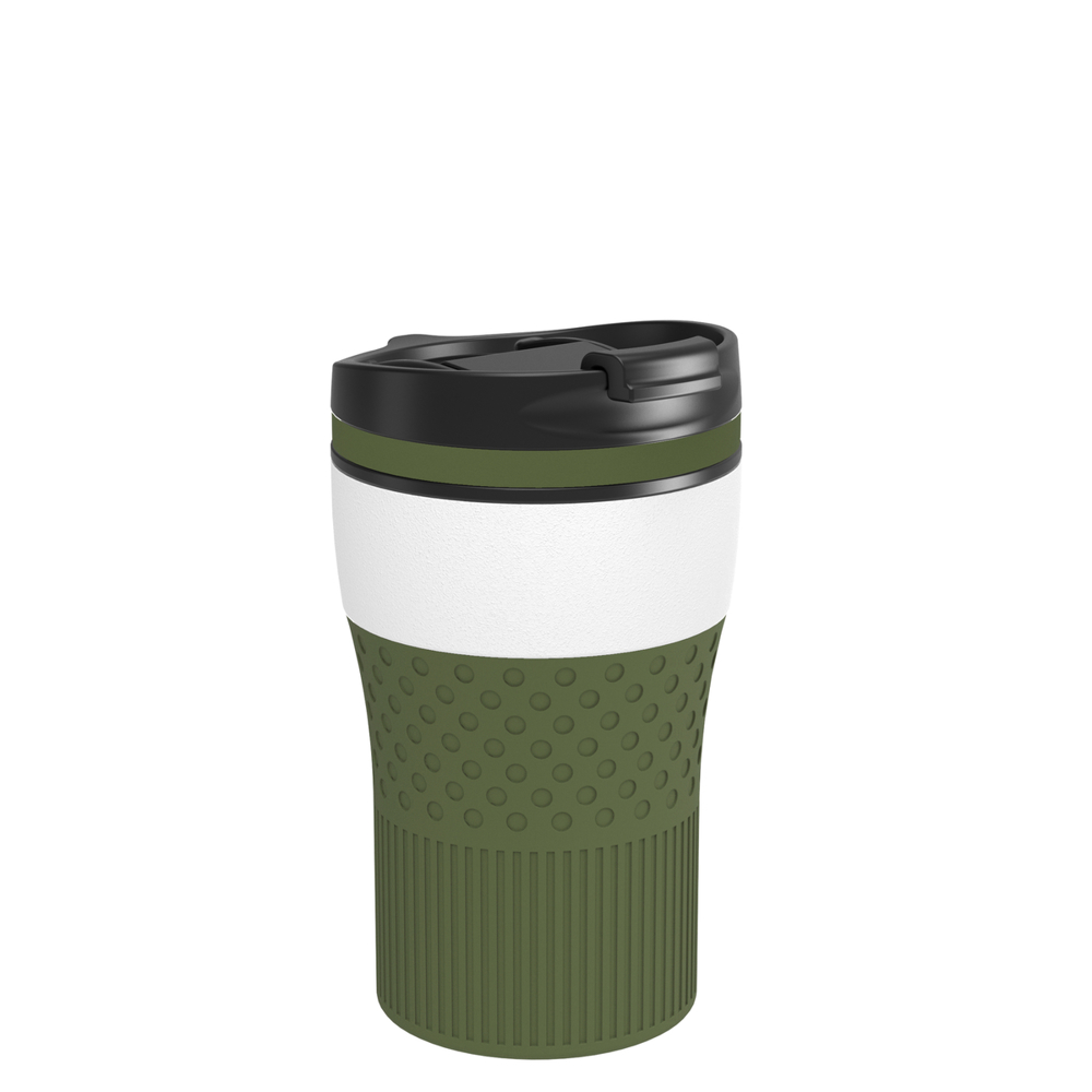 Thermobeker RETUMBLER-BAYAMO CORPORATE - wit, donkergroen