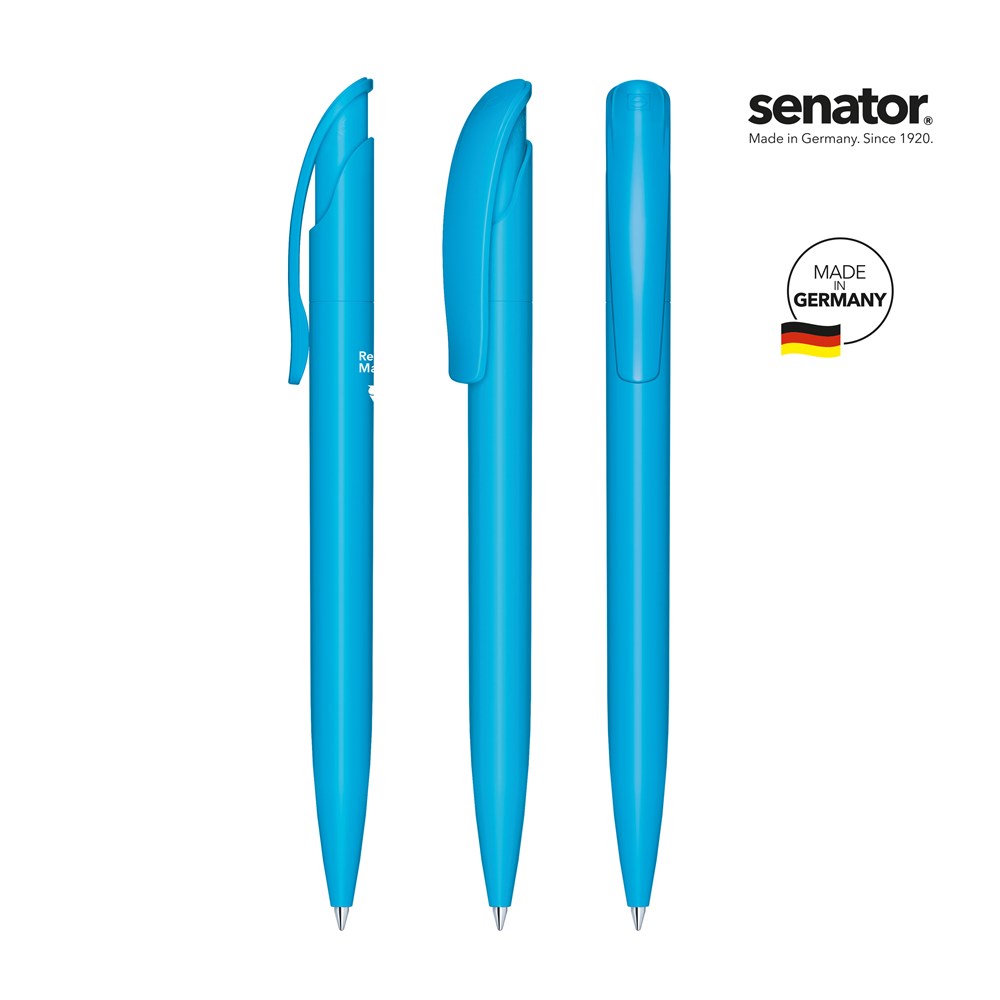 senator® Challenger  Matt Recycled retractable pen - blauw 279
