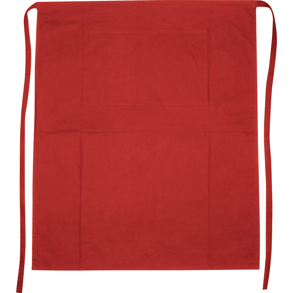 Katoenen schort Mjolden - Rood
