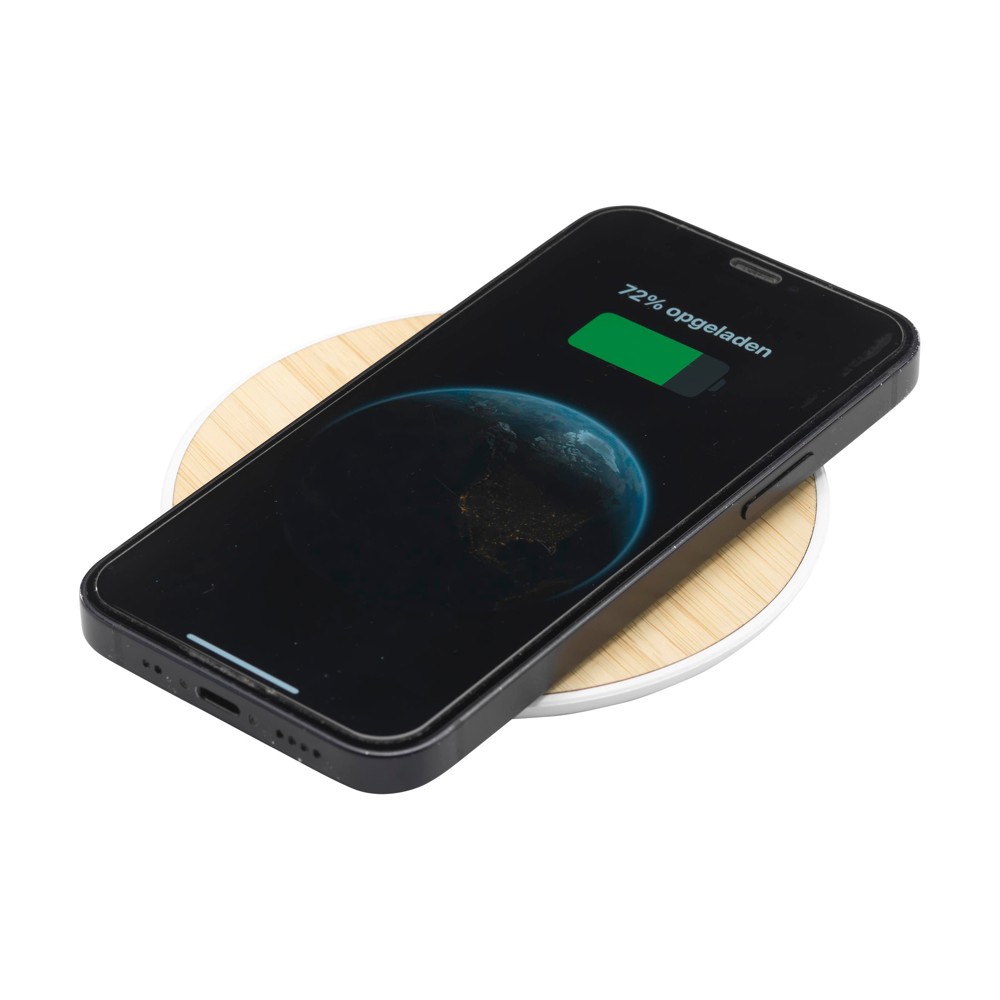 Bamboo 15W Wireless Fast Charger draadloze snellader