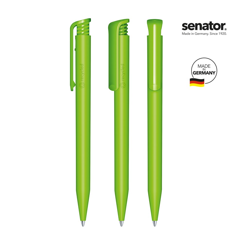 senator® Super Hit Matt Recycled  retractable pen - groen 376