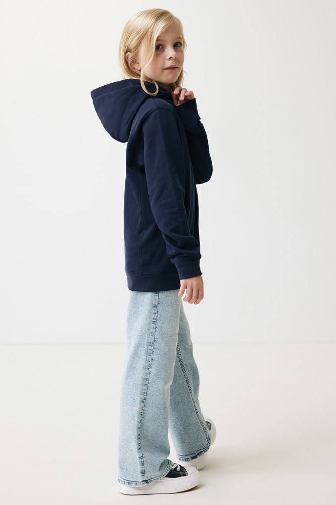 IQONIQ Yengo kids recycled katoen hoodie met steekzakken