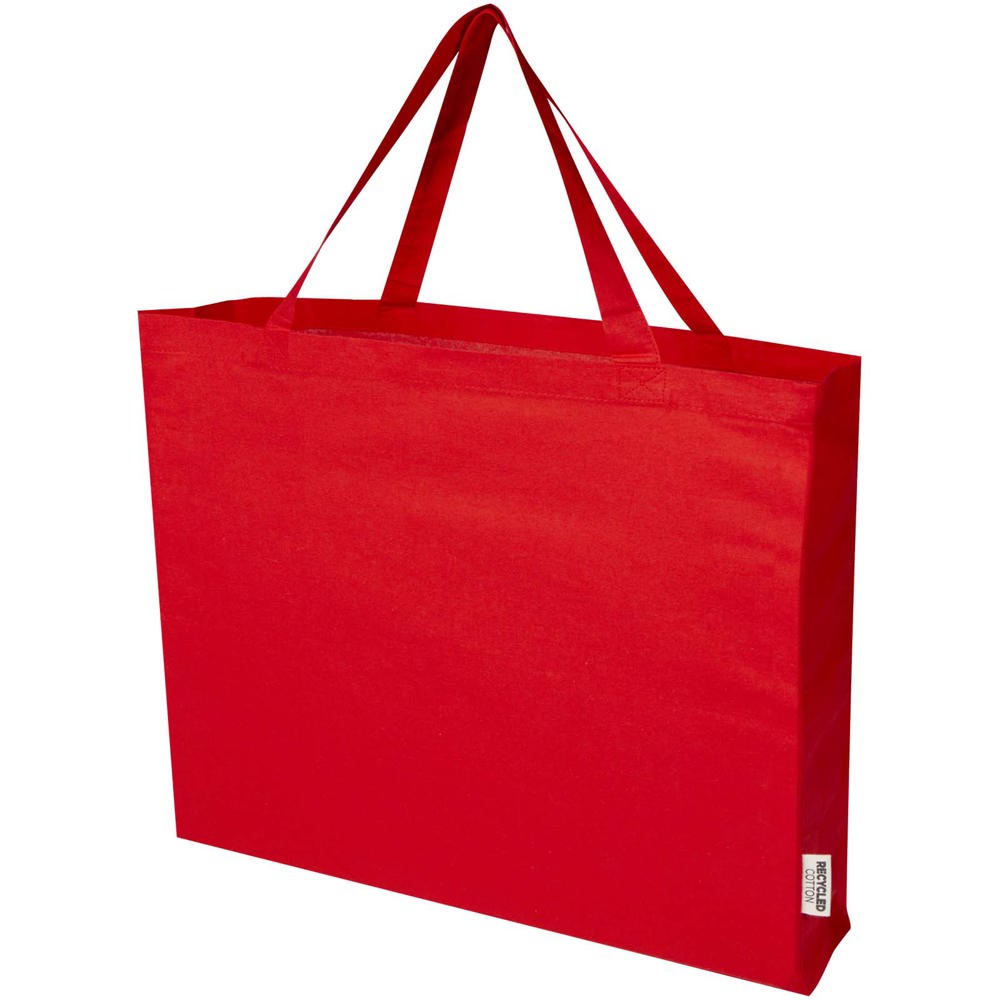 Odessa draagtas van 220 g/m² GRS gerecycled katoen 40L - Rood