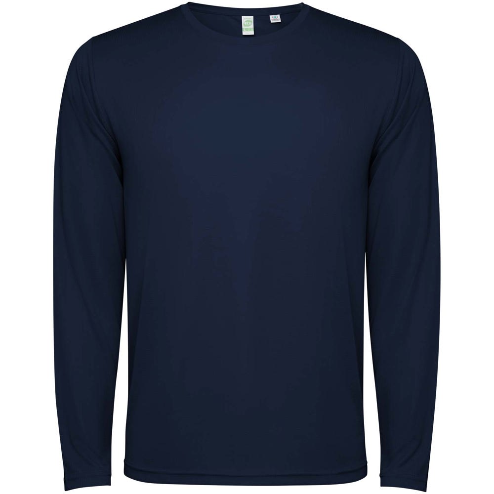 Estoril 125 g/m² unisex T-shirt met lange mouwen - Marineblauw