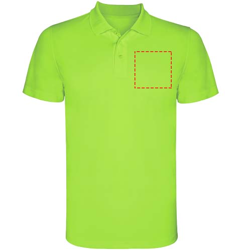 Monzha 150 g/m² sportpolo met korte mouwen voor heren
