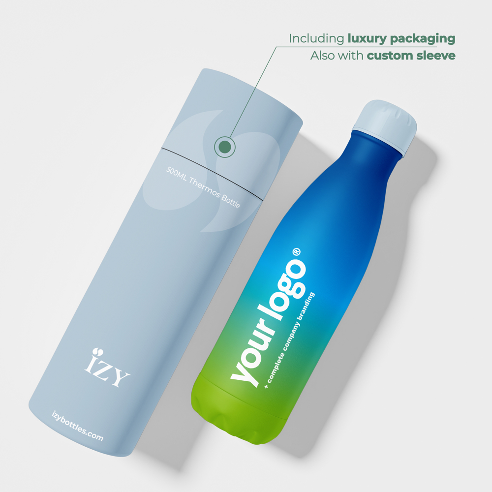 Thermosfles / Drinkfles - Licht Blauw - 500 ml