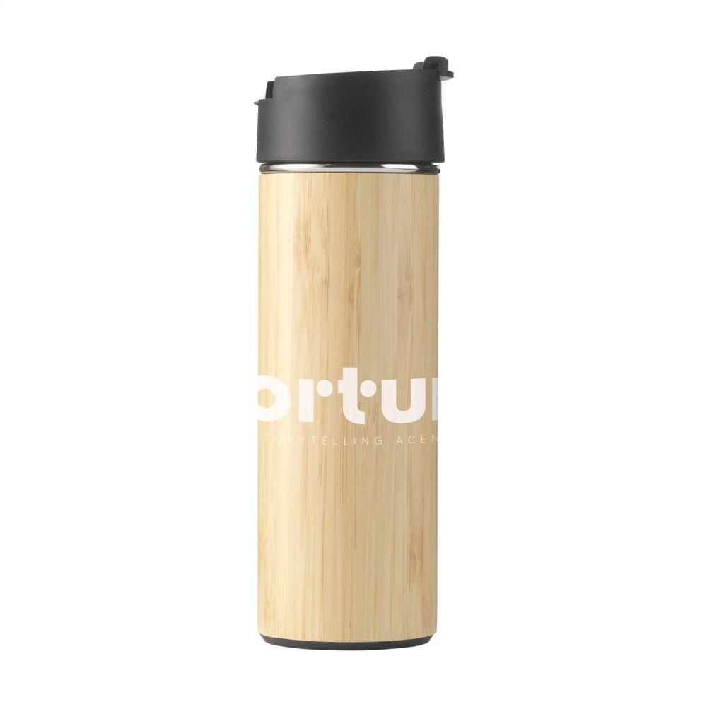 Sakura 360 ml bamboe thermosfles/thermosbeker