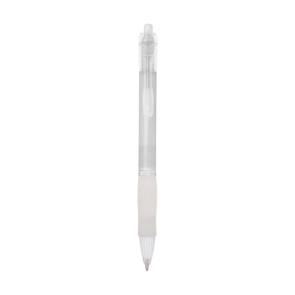 Click pen - Wit / Wit/ Blauwe Inkt
