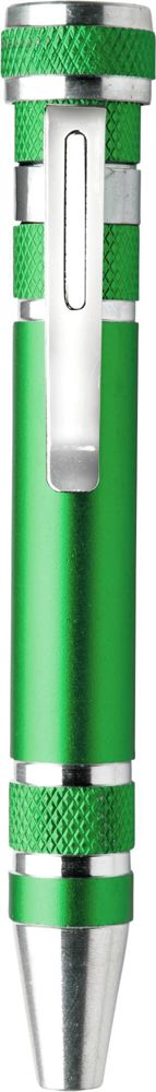 Aluminium zak schoevendraaierset Alyssa - lichtgroen