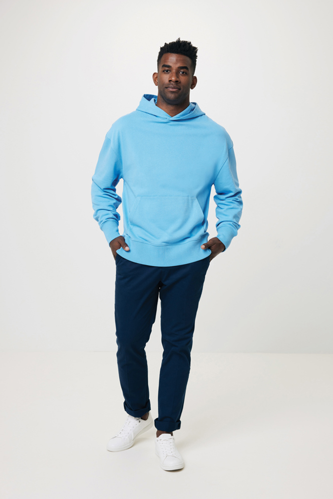 IQONIQ Yoho gerecycled katoen relaxed hoodie