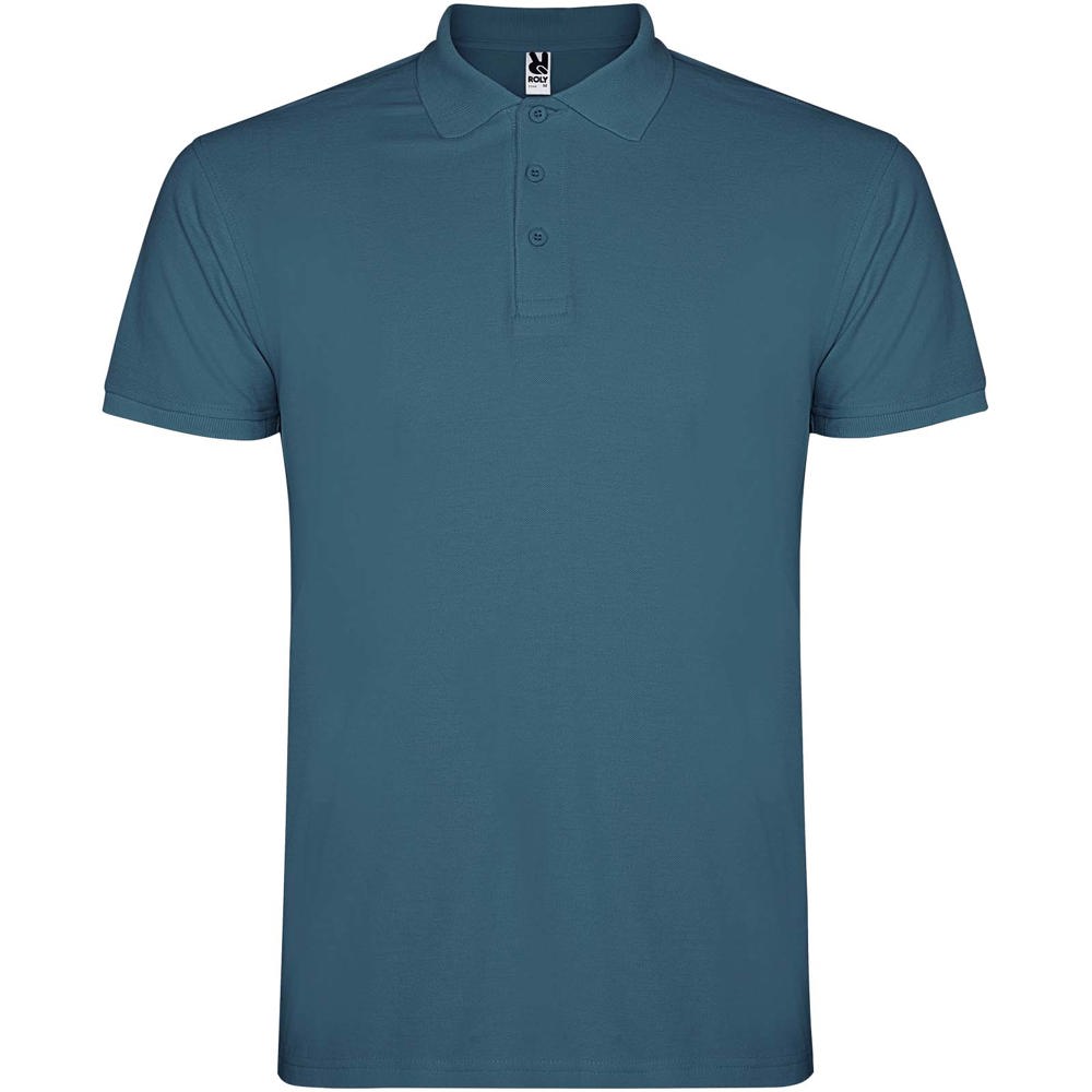 Star 200 g/m² herenpolo met korte mouwen - Stormblauw