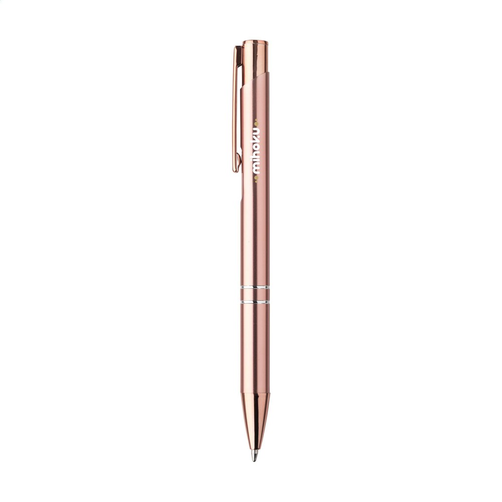 Ebony RCS Recycled Alu Rose Gold pennen