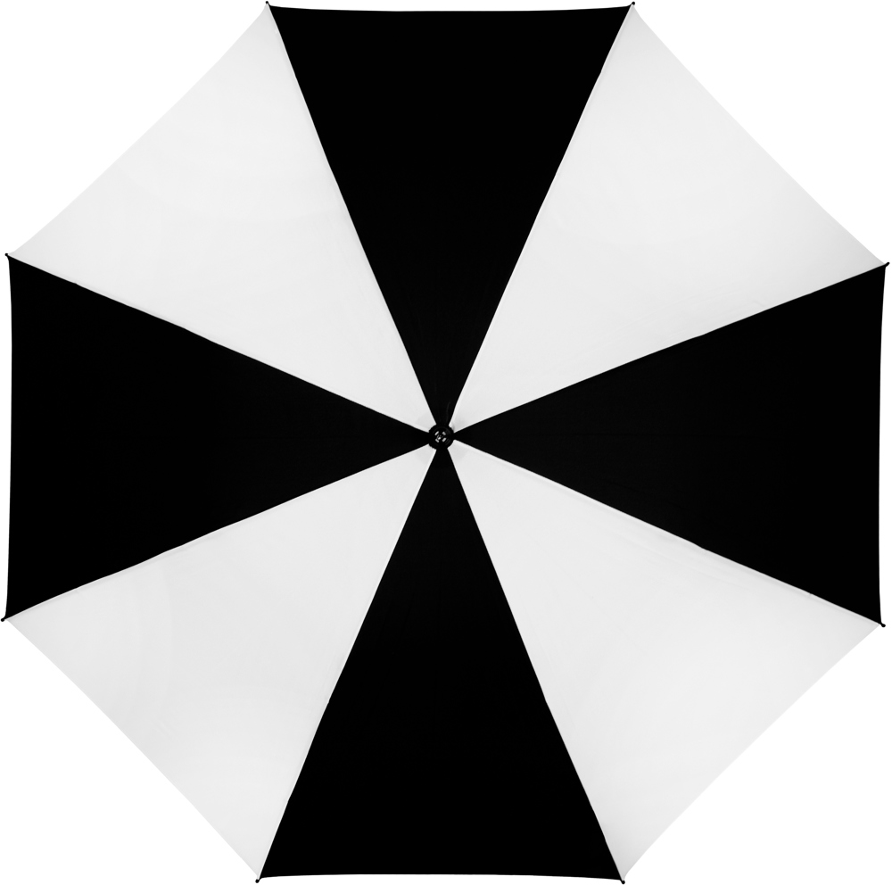 FALCONETTI - Golfparaplu - Handopening - Windproof -  125 cm - Zwart/wit