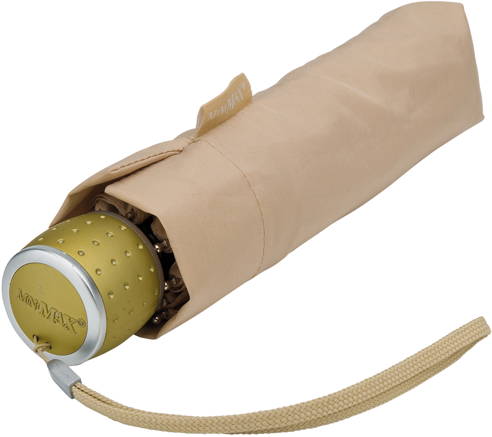 MINIMAX - Opvouwbaar - Handopening - Windproof -  100 cm - Beige