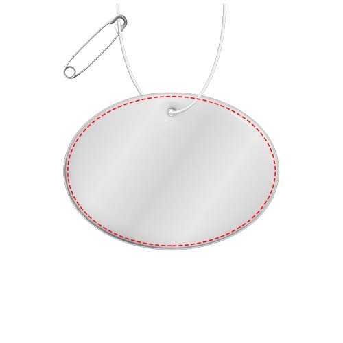 RFX™ H-16 ronde lichte reflecterende PVC hanger, groot