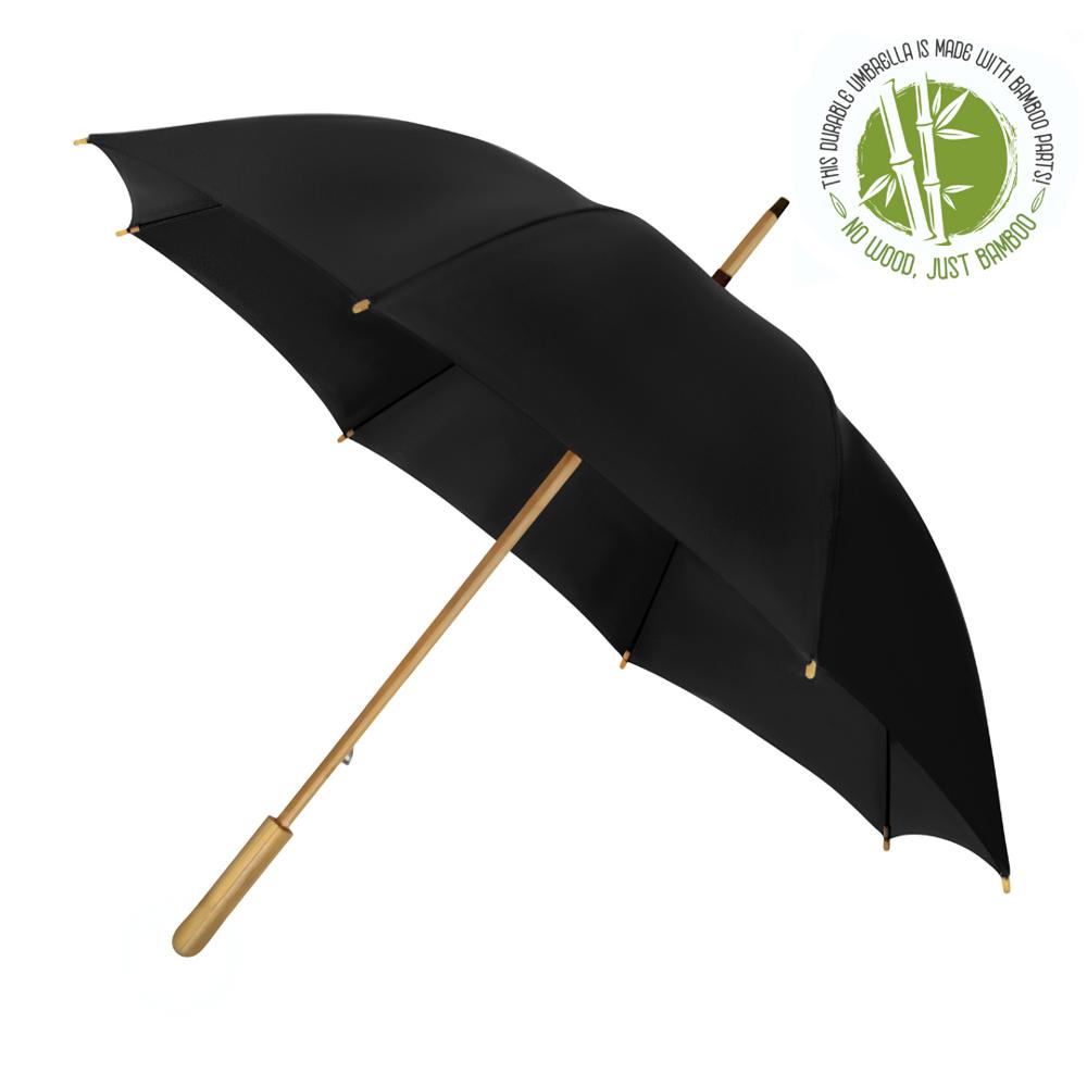 FALCONE - ECO - Handopening - Windproof -  102 cm - Zwart