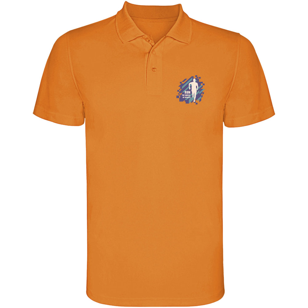 Monzha 150 g/m² sportpolo met korte mouwen voor heren