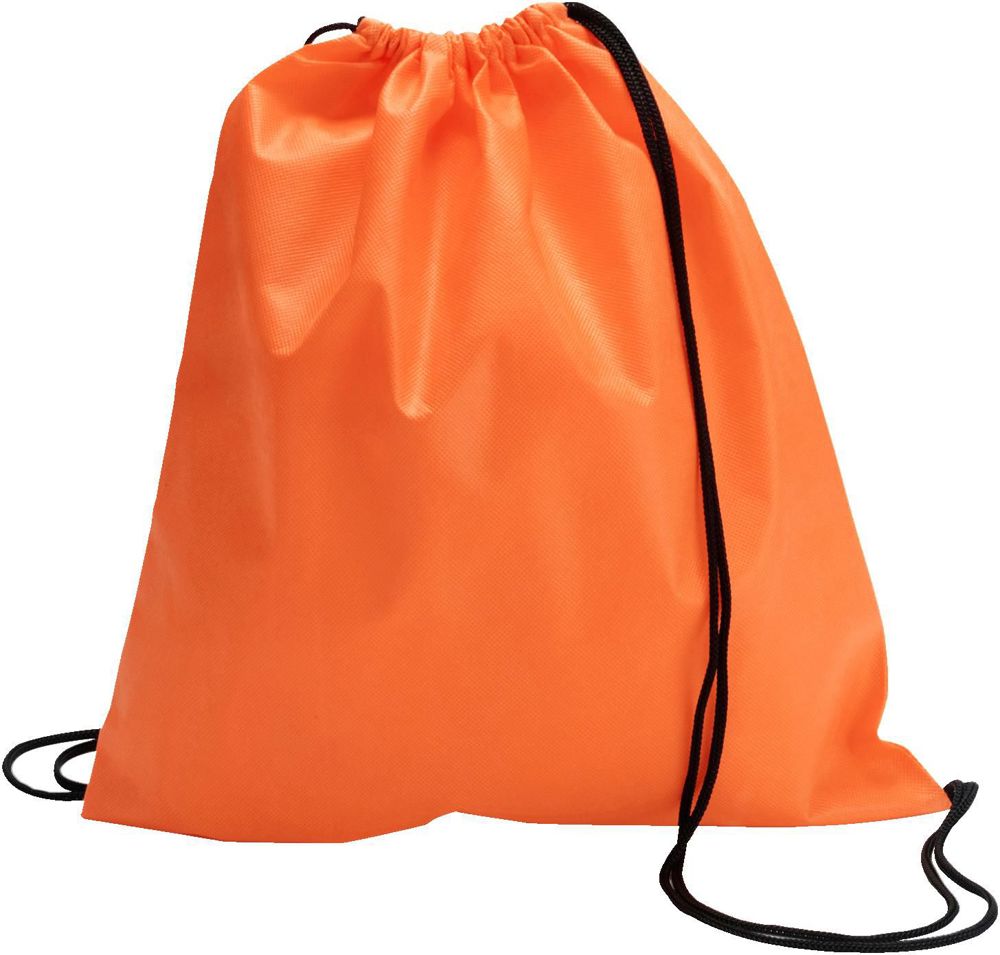 Non-woven (80 gr/m²) trekkoord rugzak Nico - Oranje