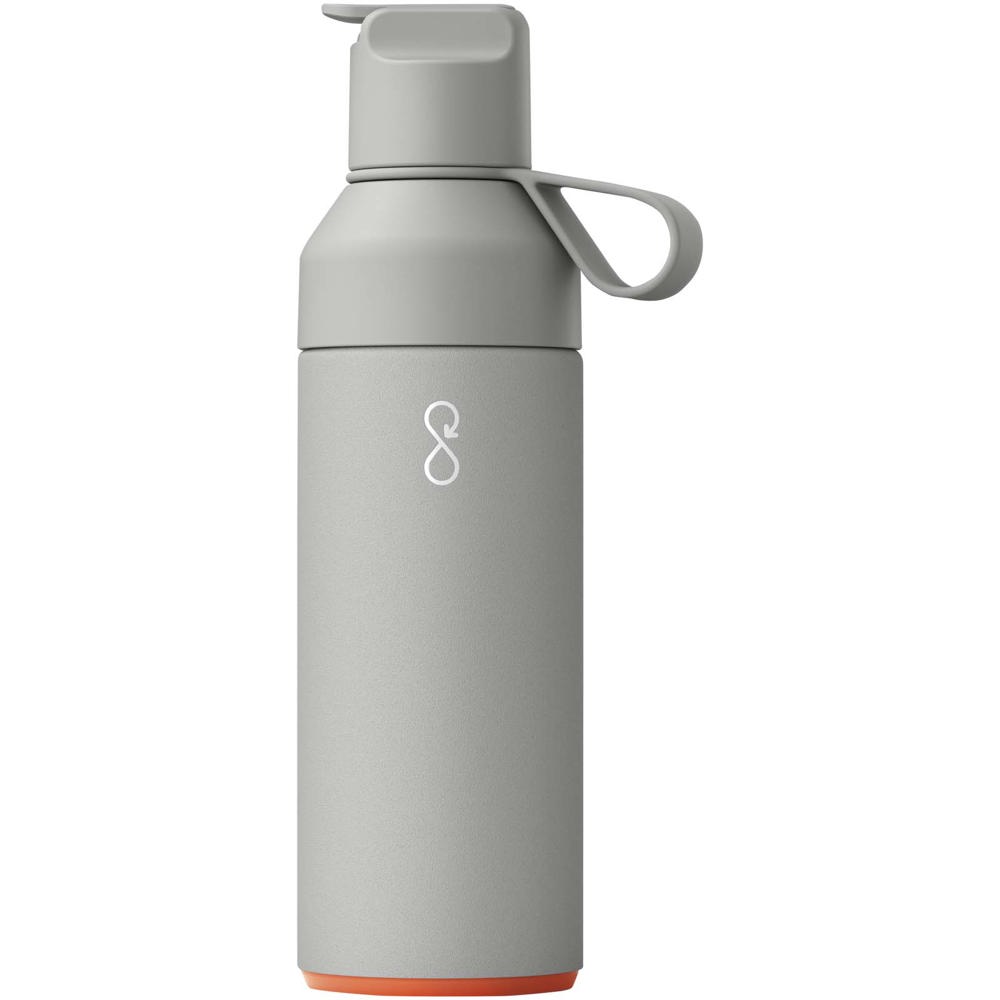 Ocean Bottle GO 500 ml vacuüm geïsoleerde waterfles - Rotsgrijs