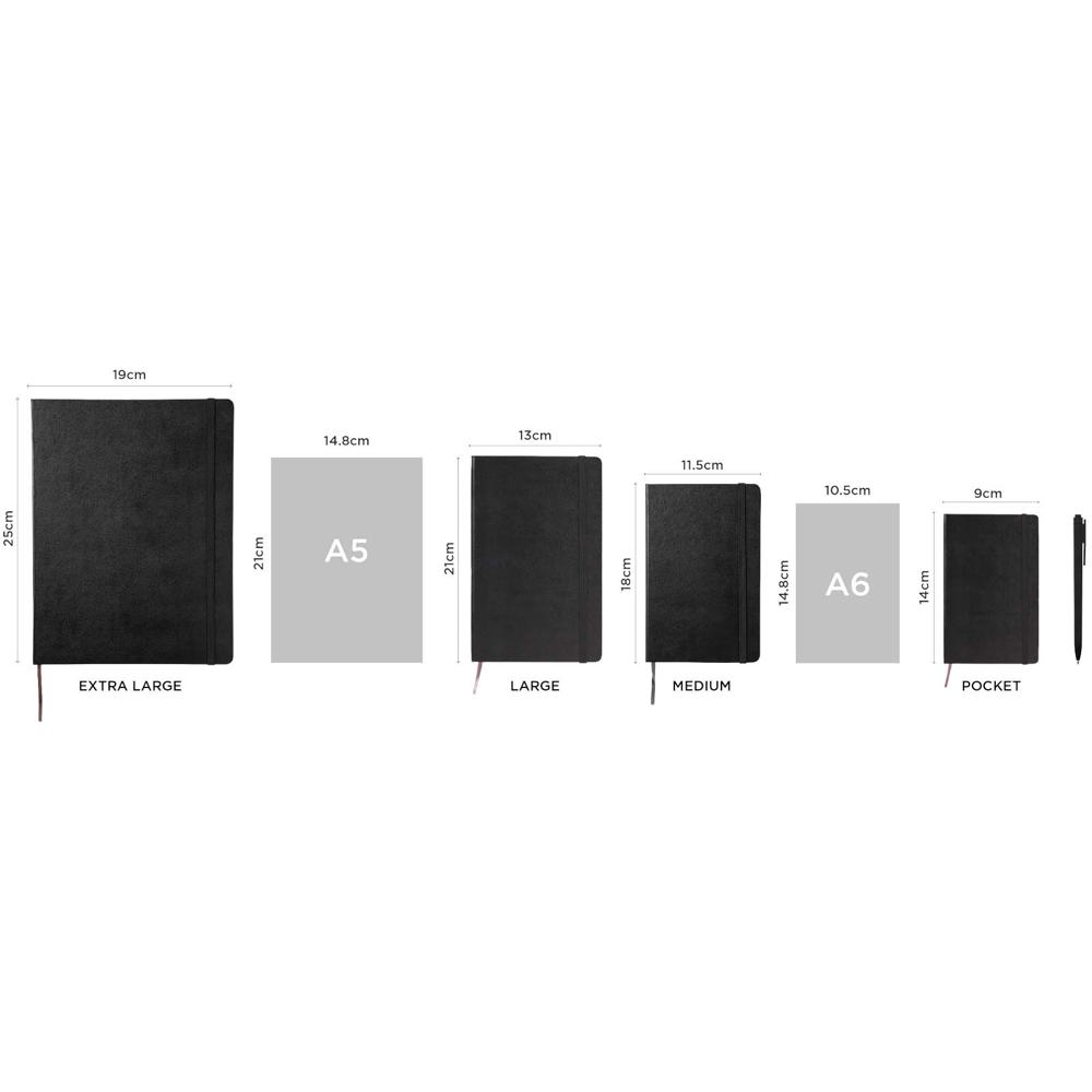 Moleskine week-agenda voor 12 maanden met harde kaft L