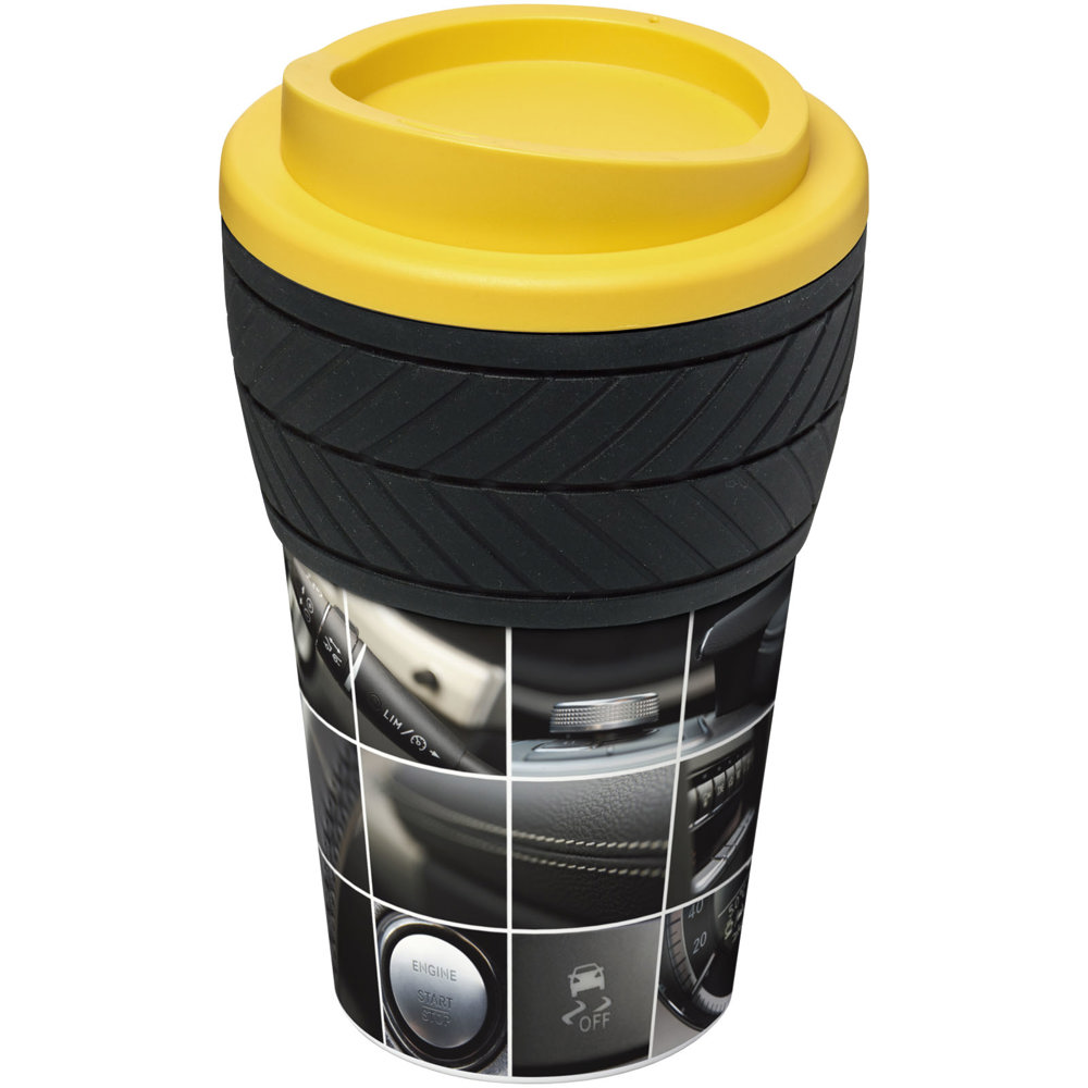 Brite Americano® tyre 350 ml geïsoleerde beker - Geel