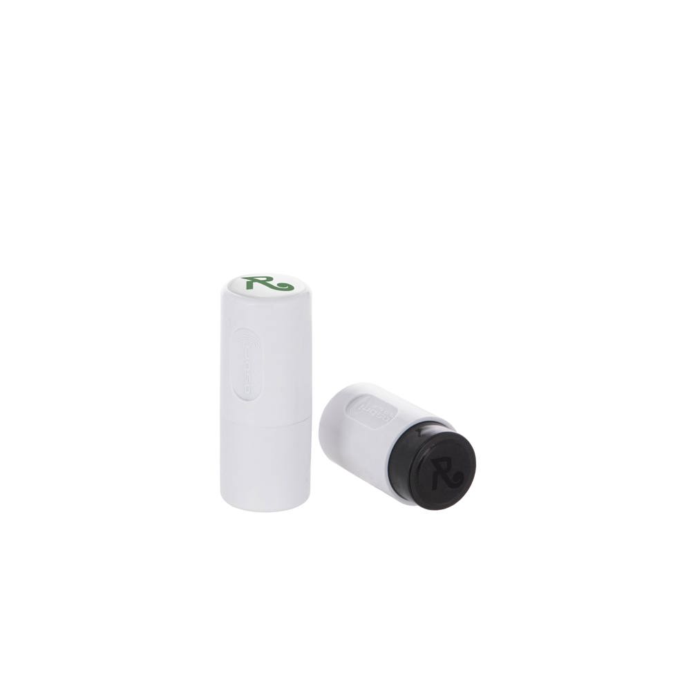 Kunststof custom made bal stempel - Groen