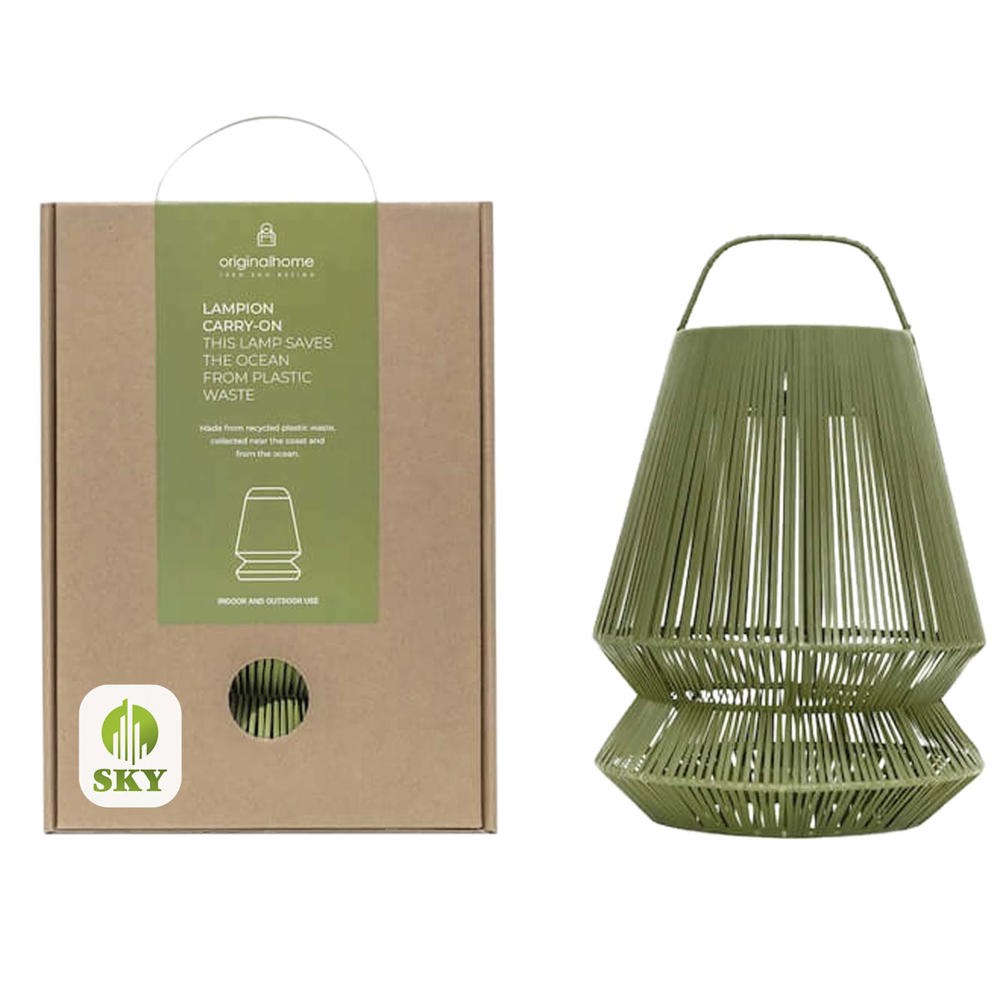 Originalhome Lampion gerecyclede draagbare lampenkap