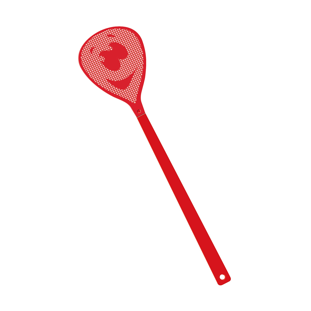 Vliegenmepper "gezicht" - rood/rood