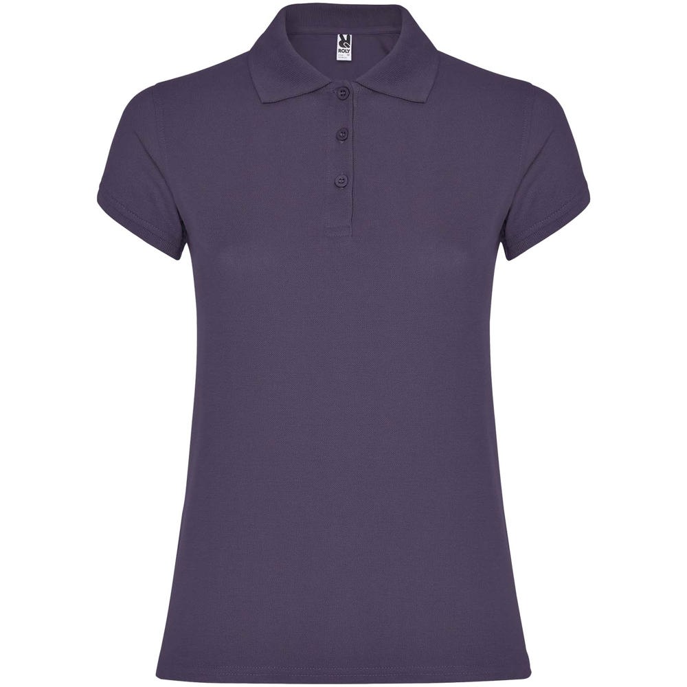 Star 200 g/m² damespolo met korte mouwen - Lila