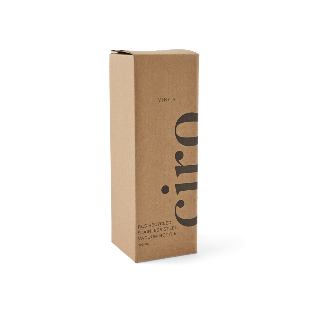 VINGA Ciro RCS gerecycled RVS vacuümfles 300ML