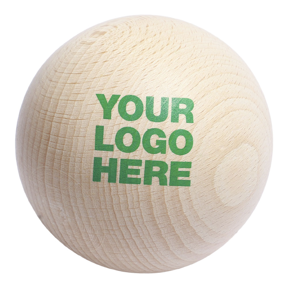 Massagebal van hout, 6cm, "Made in Europe"