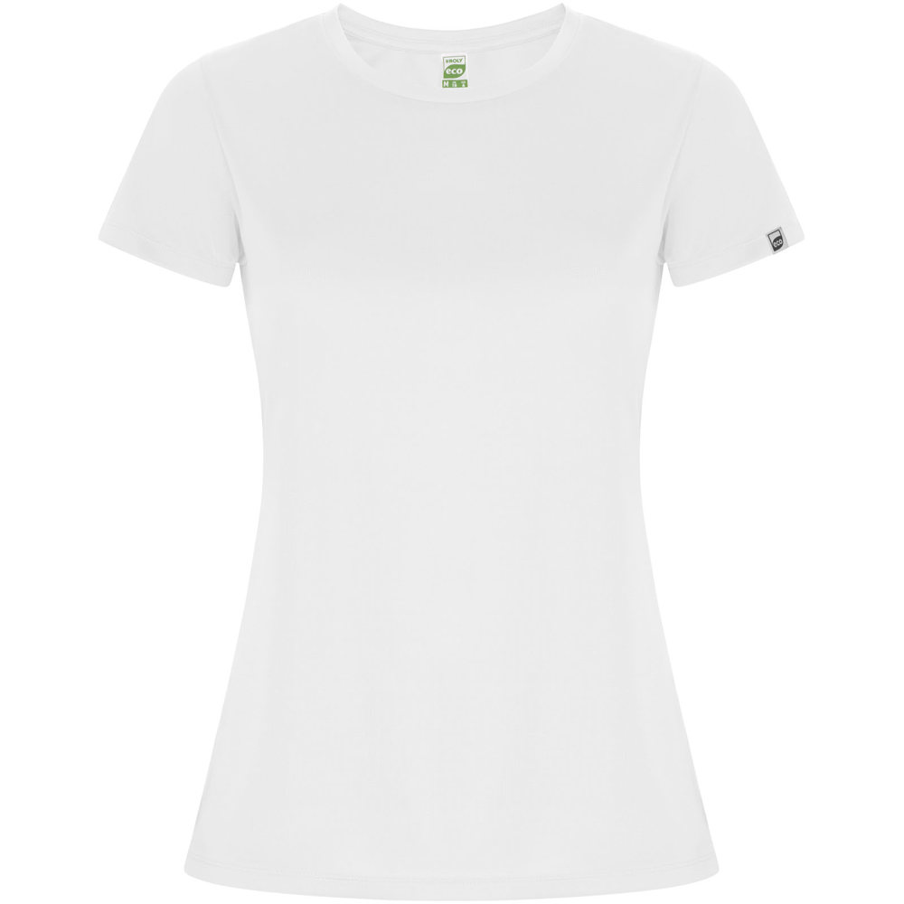 Imola 135 g/m² sportshirt met korte mouwen voor dames - Wit