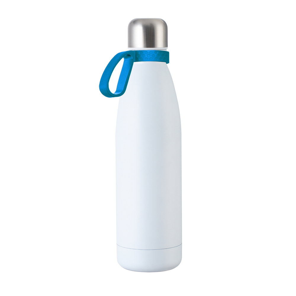 Fles RETUMBLER-myTOULON - cyaan, wit