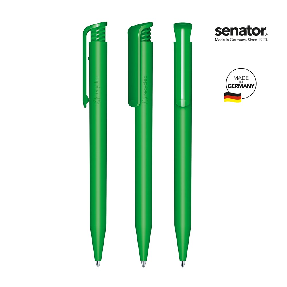 senator® Super Hit Matt Recycled  retractable pen - groen 347