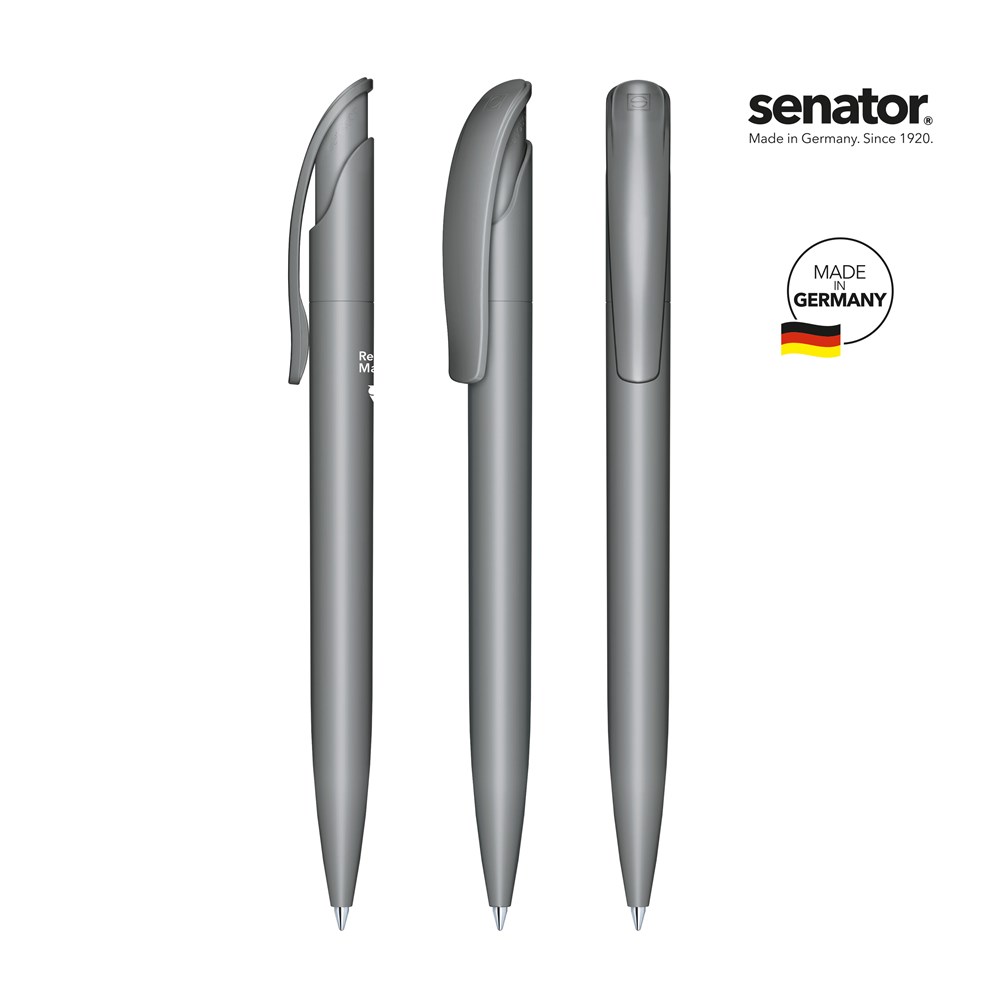 senator® Challenger  Matt Recycled retractable pen - cool gray 9