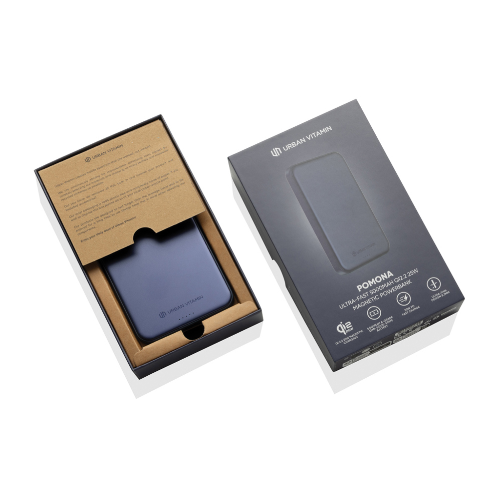Urban Vitamin Pomona 5000mAh Qi2.2 25W magnetische powerbank