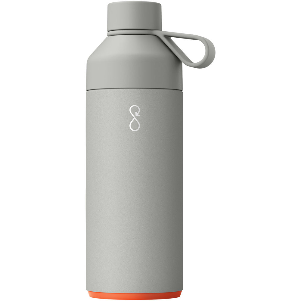 Big Ocean Bottle 1000 ml vacuümgeïsoleerde waterfles - Rotsgrijs