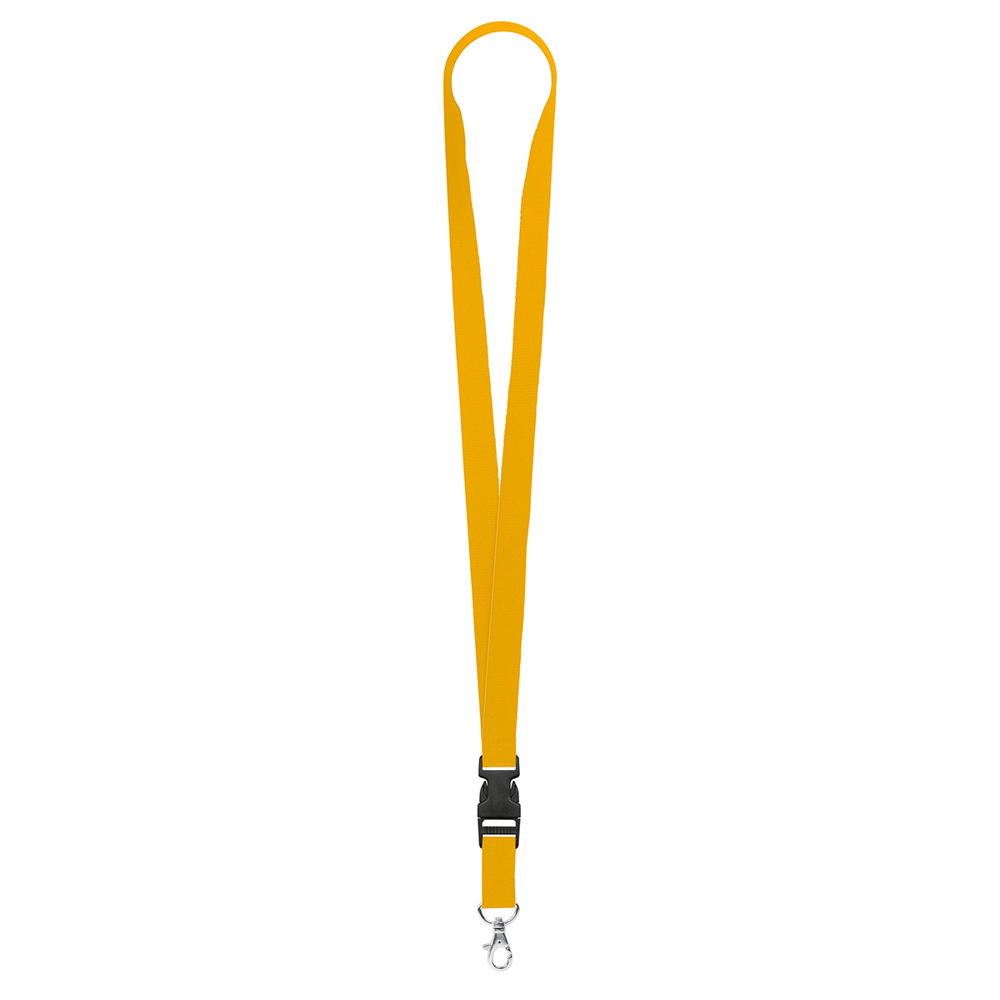 Keycord "standaard", breedte 20 mm - zonnig geel