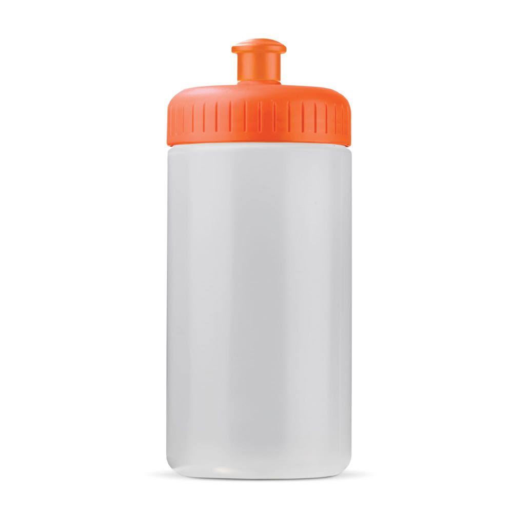 Sportbidon Bio basis 500ml basic - Transparant / Oranje